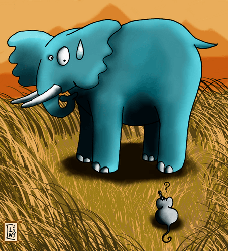 L'éléphant a-t-il peur de la souris ? - Webonosaure